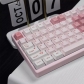 Peaches 104+25 Full PBT Dye-subbed Keycaps Set for Cherry MX Mechanical Gaming Keyboard